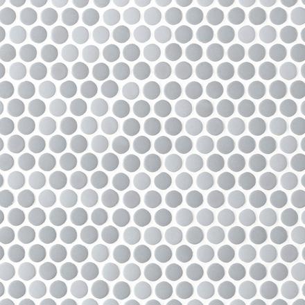 Ice Blue Penny Mixed Finish Porcelain Mosaic Ice Blue Penny Mixed Finish Porcelain Mosaic