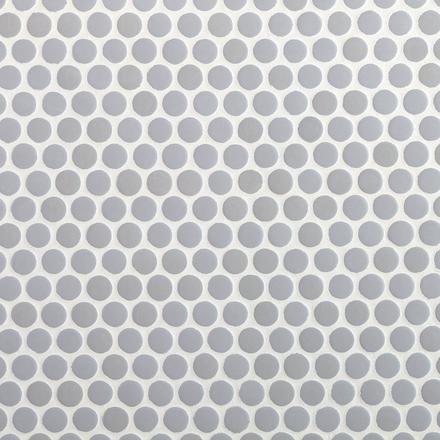 Dove Gray Penny Mixed Finish Porcelain Mosaic Dove Gray Penny Mixed Finish Porcelain Mosaic