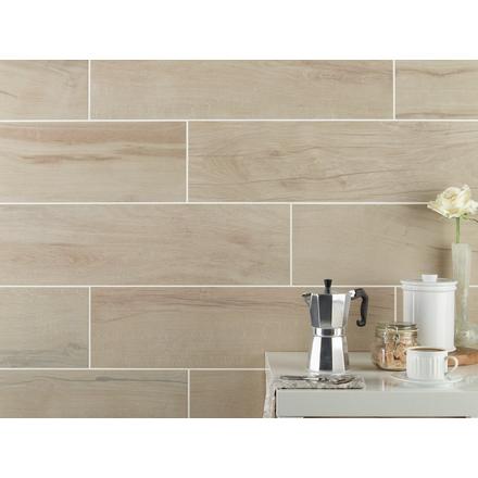 Alden Almond Wood Plank Porcelain Tile Alden Almond Wood Plank Porcelain Tile