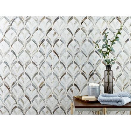Kensington Plume Hot Glass Mosaic Kensington Plume Hot Glass Mosaic