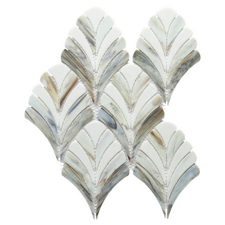 Kensington Plume Hot Glass Mosaic Kensington Plume Hot Glass Mosaic