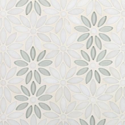 Margot Thassos Flower Glass Mosaic Margot Thassos Flower Glass Mosaic