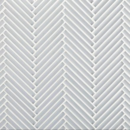 Theia Silver Herringbone Glass Mosaic Theia Silver Herringbone Glass Mosaic