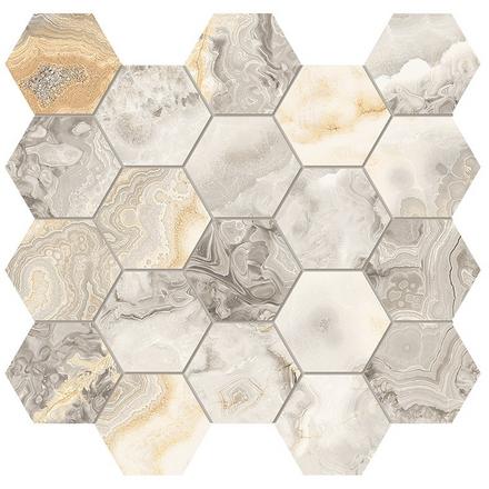 Gianni Griggio Hexagon Porcelain Mosaic Gianni Griggio Hexagon Porcelain Mosaic