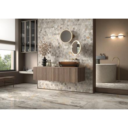 Gianni Griggio Hexagon Porcelain Mosaic Gianni Griggio Hexagon Porcelain Mosaic