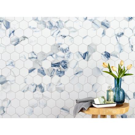 Martinique Azul Matte Porcelain Mosaic Martinique Azul Matte Porcelain Mosaic