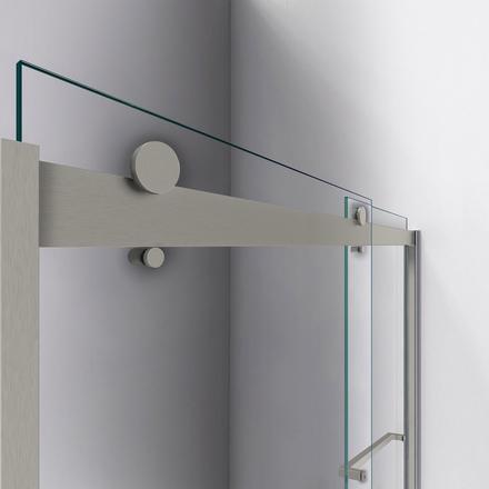 Sapphire Brushed Nickel Bypass Shower Door Sapphire Brushed Nickel Bypass Shower Door