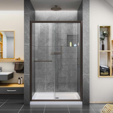 Infinity-Z Orb Semi-Frameless Shower Door Infinity-Z Orb Semi-Frameless Shower Door