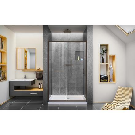 Infinity-Z Orb Semi-Frameless Shower Door Infinity-Z Orb Semi-Frameless Shower Door