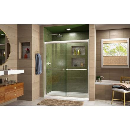 Duet Brushed Nickel Bypass Shower Door Duet Brushed Nickel Bypass Shower Door
