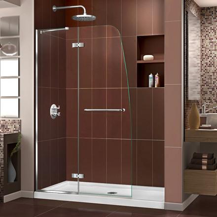 Aqua Ultra Chrome Hinged Shower Door Aqua Ultra Chrome Hinged Shower Door