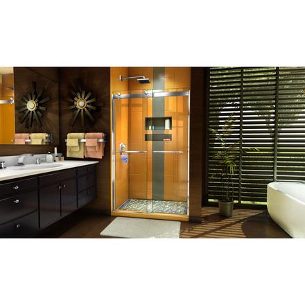 Sapphire Chrome Bypass Shower Door Sapphire Chrome Bypass Shower Door