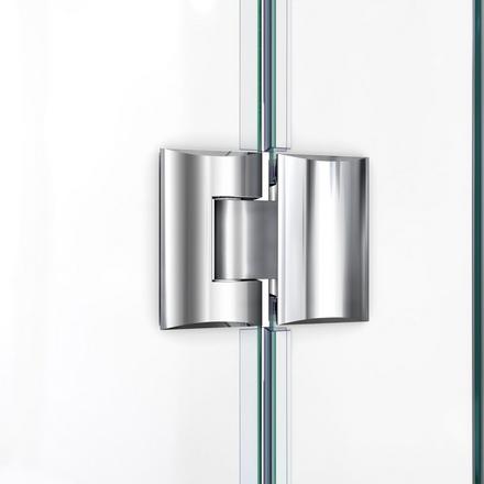 Prism Brushed Nickel Hinge Shower Door Prism Brushed Nickel Hinge Shower Door
