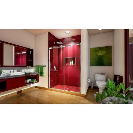 Enigma Sky Stainless Steel Frameless Sliding Shower Door Enigma Sky Stainless Steel Frameless Sliding Shower Door