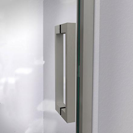 Mirage-Z Brushed Nickel Frameless Sliding Shower Door Mirage-Z Brushed Nickel Frameless Sliding Shower Door