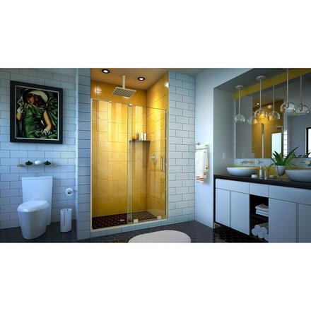 Mirage-Z Brushed Nickel Frameless Sliding Shower Door Mirage-Z Brushed Nickel Frameless Sliding Shower Door