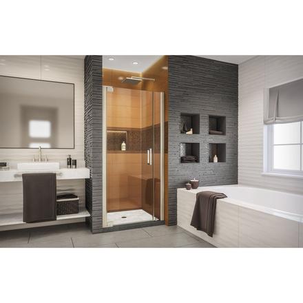 Elegance-LS Brushed Nickel Pivot Shower Door Elegance-LS Brushed Nickel Pivot Shower Door