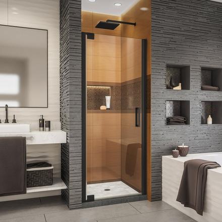 Elegance-LS Matte Black Pivot Shower Door Elegance-LS Matte Black Pivot Shower Door