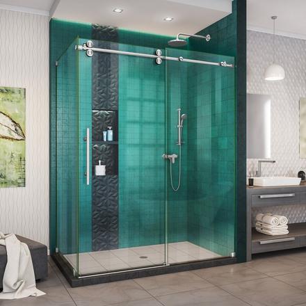 Enigma-XO Stainless Steel Enclosure Shower Door Enigma-XO Stainless Steel Enclosure Shower Door