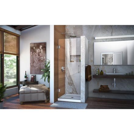 Unidoor Chrome Hinged Shower Door Unidoor Chrome Hinged Shower Door
