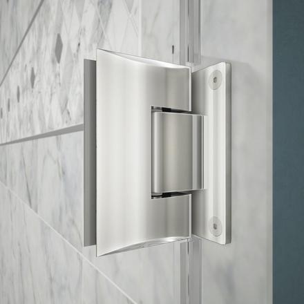 Unidoor Chrome Hinged Shower Door Unidoor Chrome Hinged Shower Door
