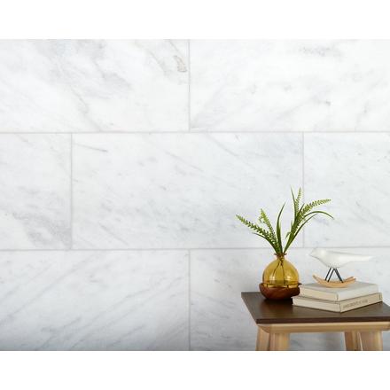 Carrara Chateau Brushed Marble Tile Carrara Chateau Brushed Marble Tile