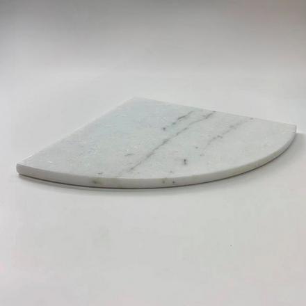 Bianco Orion Marble Corner Shelf Bianco Orion Marble Corner Shelf