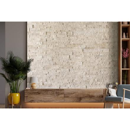 Ravenna Beige Splitface Travertine Ledger Panel Ravenna Beige Splitface Travertine Ledger Panel