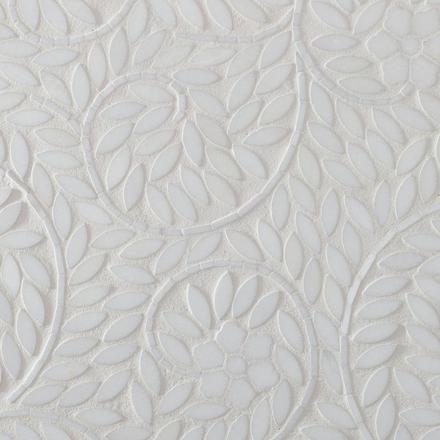 Thassos Camellia Marble Waterjet Mosaic Thassos Camellia Marble Waterjet Mosaic