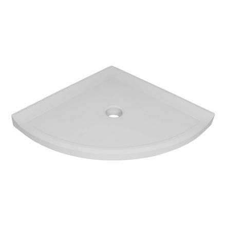 Bright White Matte Corner Shelf Bright White Matte Corner Shelf