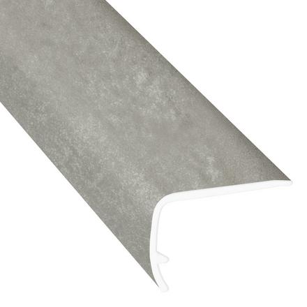 Lisbon Caffe 94in. Vinyl Overlapping Stair Nose Lisbon Caffe 94in. Vinyl Overlapping Stair Nose