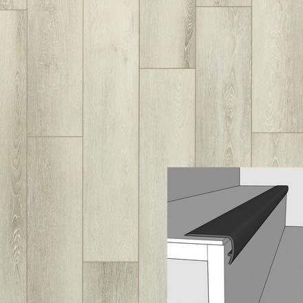 Azalea Luna 94in. Vinyl Overlapping Stairnose Azalea Luna 94in. Vinyl Overlapping Stairnose