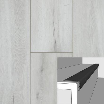 Clarita Cove 94in. Vinyl Overlapping Stairnose Clarita Cove 94in. Vinyl Overlapping Stairnose
