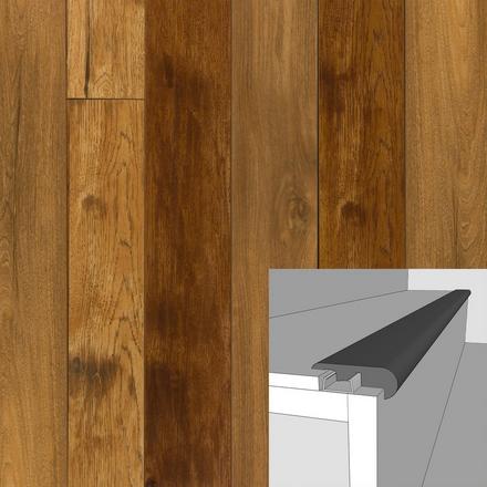 Robinwood Crest 94in. Laminate Overlapping Stairnose Robinwood Crest 94in. Laminate Overlapping Stairnose