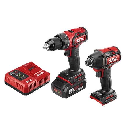 Skil PWR CORE 20 2-Tool Power Drill and Impact Driver Combo Skil PWR CORE 20 2-Tool Power Drill and Impact Driver Combo