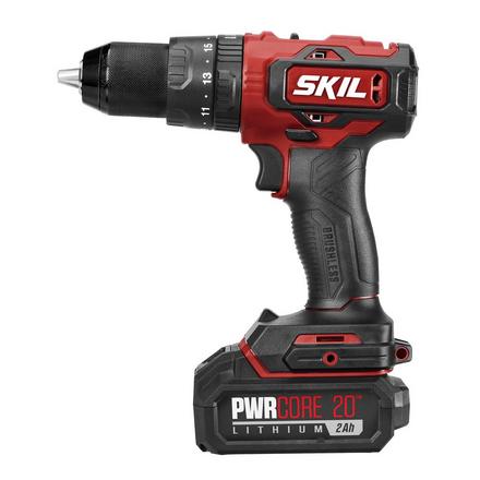 Skil PWR CORE 20 Brushless 20V 1/2 IN. Hammer Drill Kit Skil PWR CORE 20 Brushless 20V 1/2 IN. Hammer Drill Kit