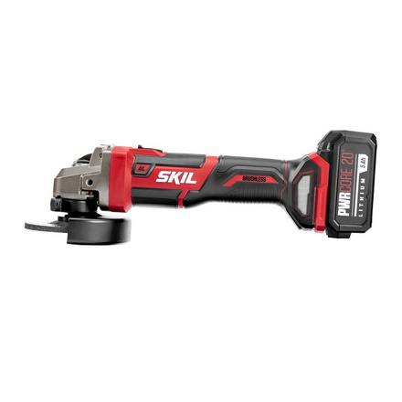 Skil PWR CORE 20 Brushless 20V 4-1/2 IN. Angle Grinder Kit Skil PWR CORE 20 Brushless 20V 4-1/2 IN. Angle Grinder Kit