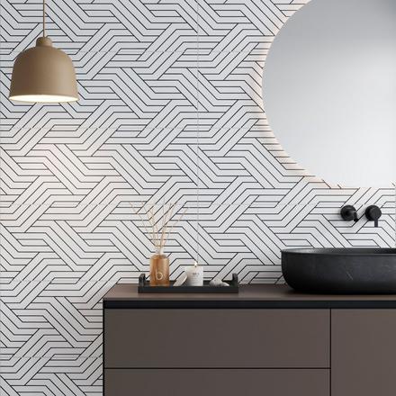 Tribeca Silver Ceramic Tile Tribeca Silver Ceramic Tile