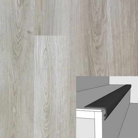 Southport Grove 94in. Vinyl Overlapping Stair Nose Southport Grove 94in. Vinyl Overlapping Stair Nose