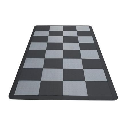 Swisstrax Diamondtrax HOME Small Mat Kit - Checkered (Jet Black/Slate Grey) Swisstrax Diamondtrax HOME Small Mat Kit - Checkered (Jet Black/Slate Grey)