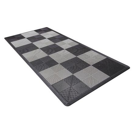 Swisstrax Ribtrax PRO Small Mat Kit - Checkered (Jet Black/Slate Grey) Swisstrax Ribtrax PRO Small Mat Kit - Checkered (Jet Black/Slate Grey)
