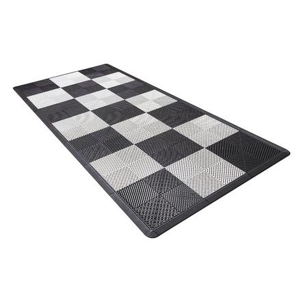 Swisstrax Ribtrax PRO Small Mat Kit - Checkered (Jet Black/Arctic White) Swisstrax Ribtrax PRO Small Mat Kit - Checkered (Jet Black/Arctic White)