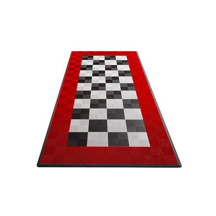 Swisstrax Ribtrax PRO Medium Mat Kit - Border (Jet Black/Arctic White/Racing Red) Swisstrax Ribtrax PRO Medium Mat Kit - Border (Jet Black/Arctic White/Racing Red)