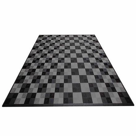 Swisstrax Ribtrax PRO Large Mat Kit - Checkered (Jet Black/Slate Grey) Swisstrax Ribtrax PRO Large Mat Kit - Checkered (Jet Black/Slate Grey)