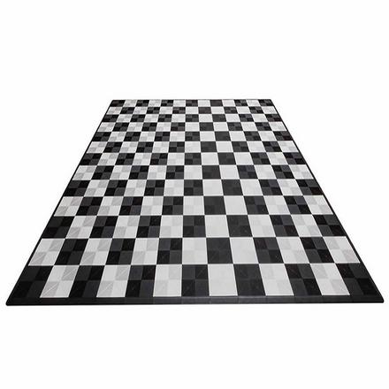 Swisstrax Ribtrax PRO Large Mat Kit - Checkered (Jet Black/Arctic White) Swisstrax Ribtrax PRO Large Mat Kit - Checkered (Jet Black/Arctic White)