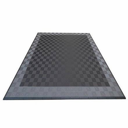 Swisstrax Ribtrax PRO Large Mat Kit - Border (Jet Black/Slate Grey) Swisstrax Ribtrax PRO Large Mat Kit - Border (Jet Black/Slate Grey)