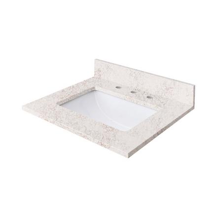Alluring Quartz 25 in. Vanity Top Alluring Quartz 25 in. Vanity Top
