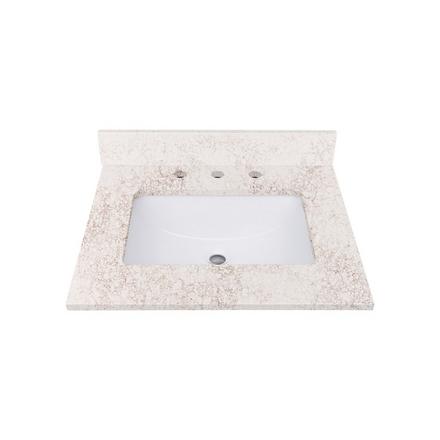 Alluring Quartz 25 in. Vanity Top Alluring Quartz 25 in. Vanity Top