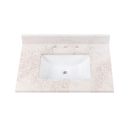 Alluring Quartz 31 in. Vanity Top Alluring Quartz 31 in. Vanity Top