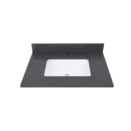 Dark Gray 31 in. Vanity Top Dark Gray 31 in. Vanity Top